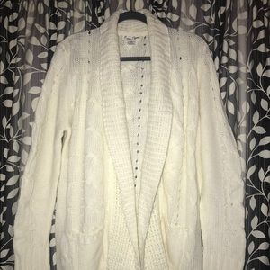 Beautiful, warm, and soft cream colored sweater